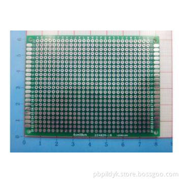 FR4 Double Layer Custom PCB Boards Green Mask Solar Printed